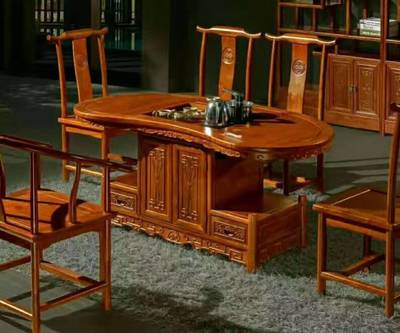 紅木茶桌定做 廈門曾慶應家具供應